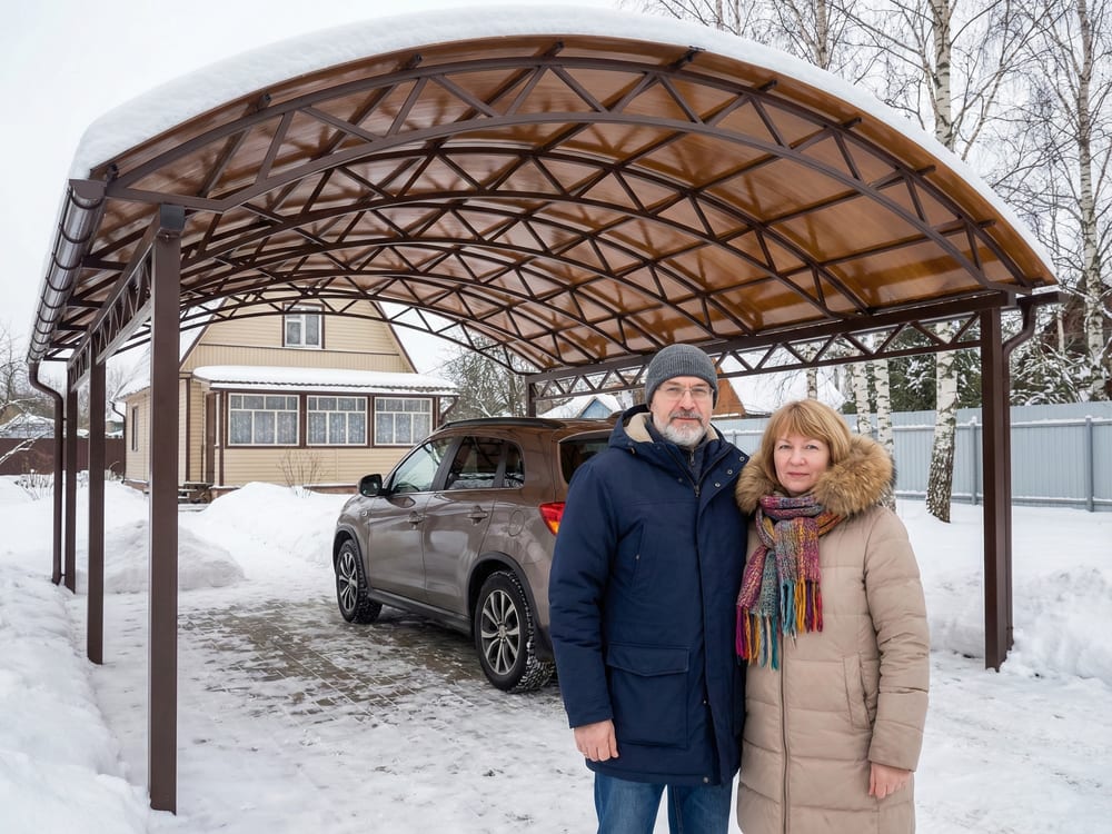 Навес для автомобиля