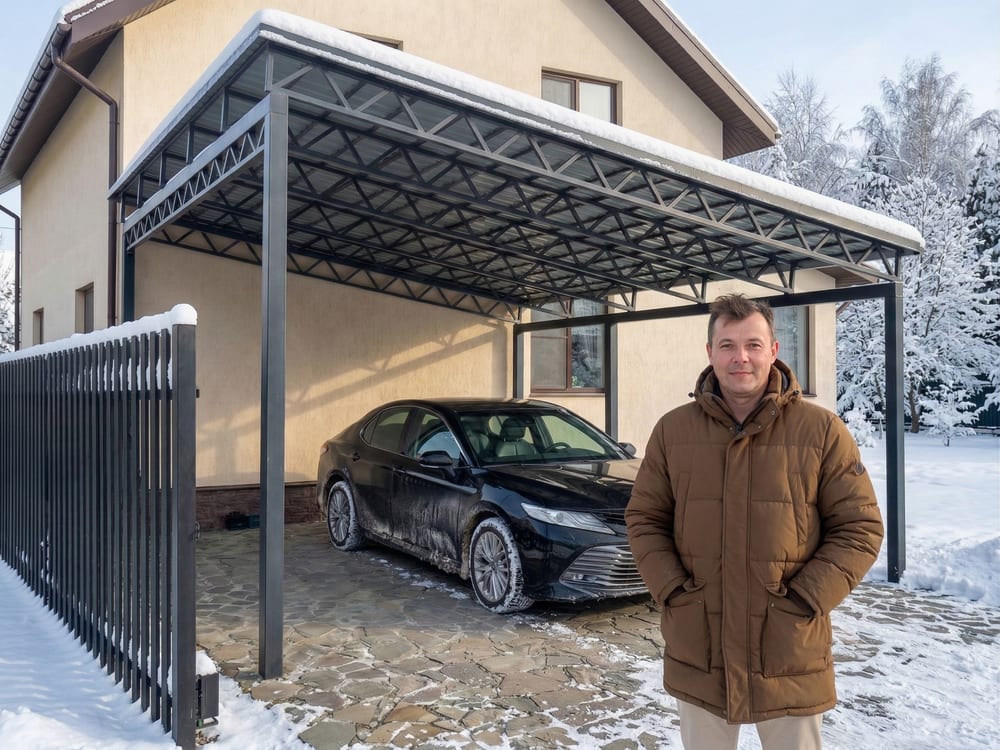 Навес для автомобиля