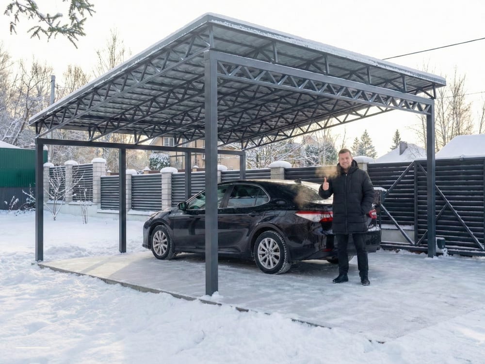 Навес для автомобиля