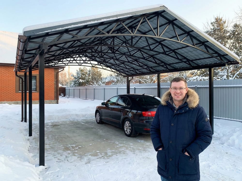 Навес для автомобиля