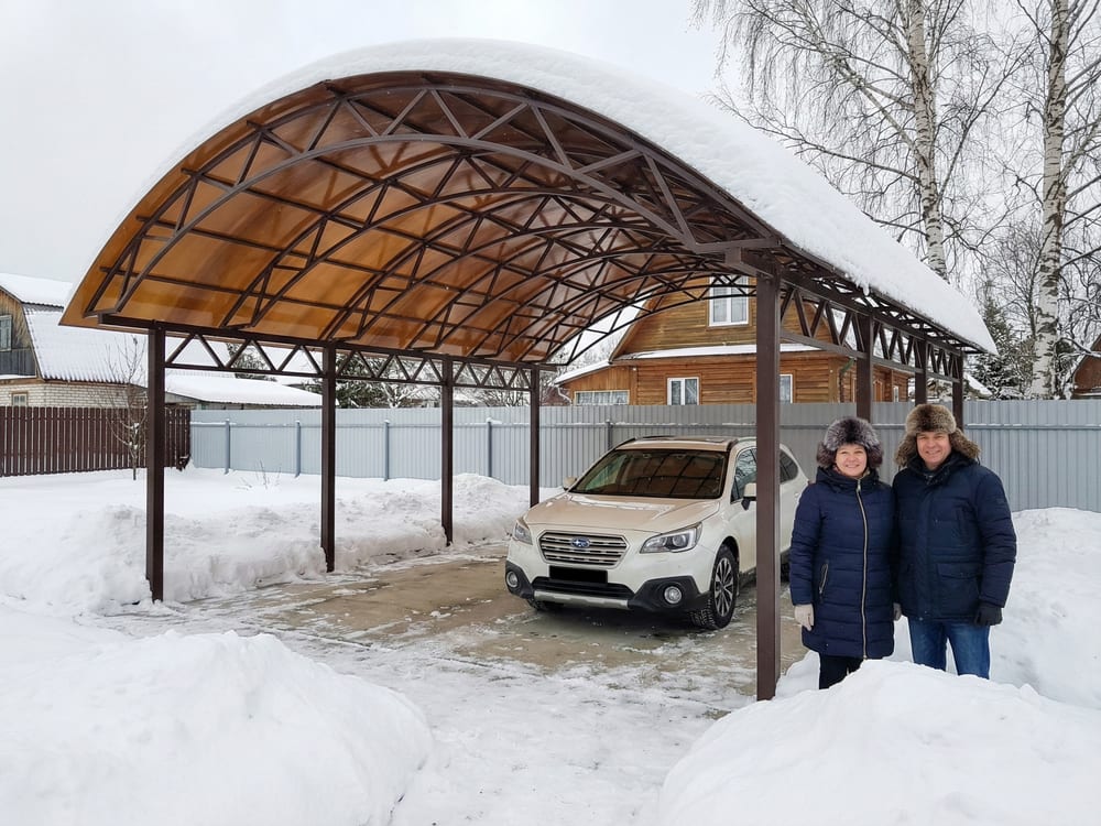 Навес для автомобиля