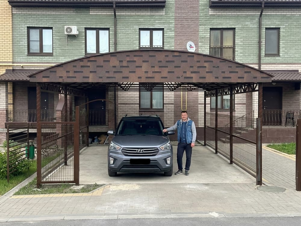 Навес для машины