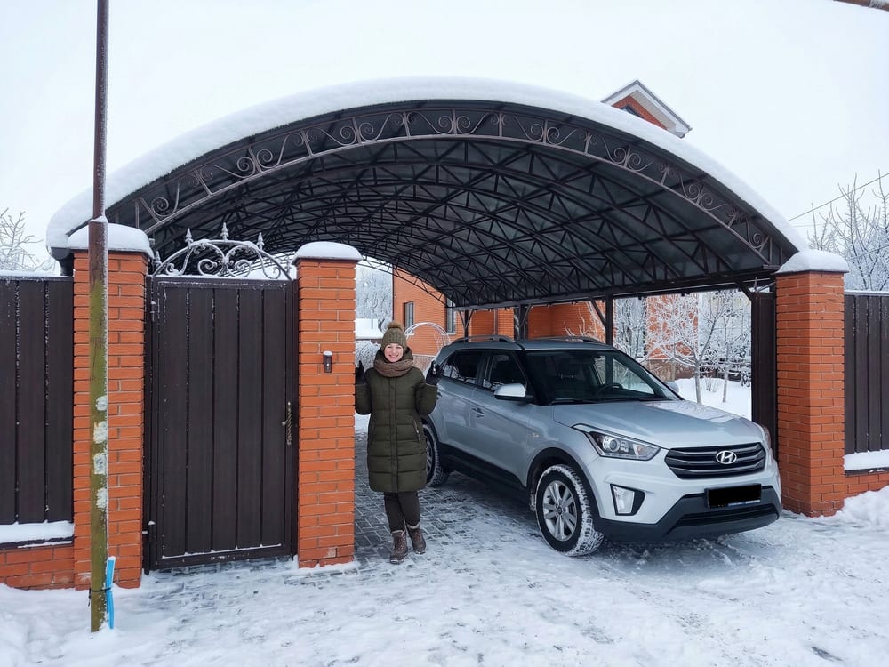 Навес для автомобиля
