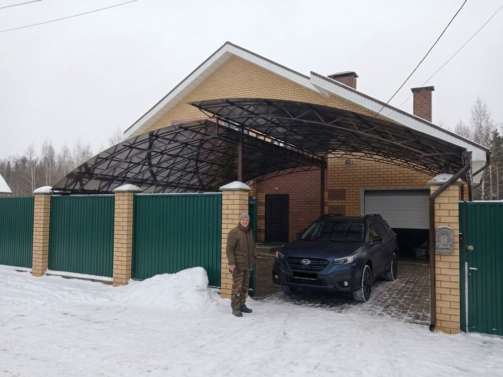 Навес для автомобиля